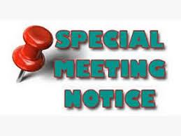 Special Meeting Notice