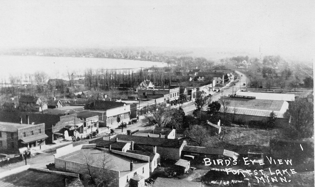 Historical Aerial View of Forest Lake